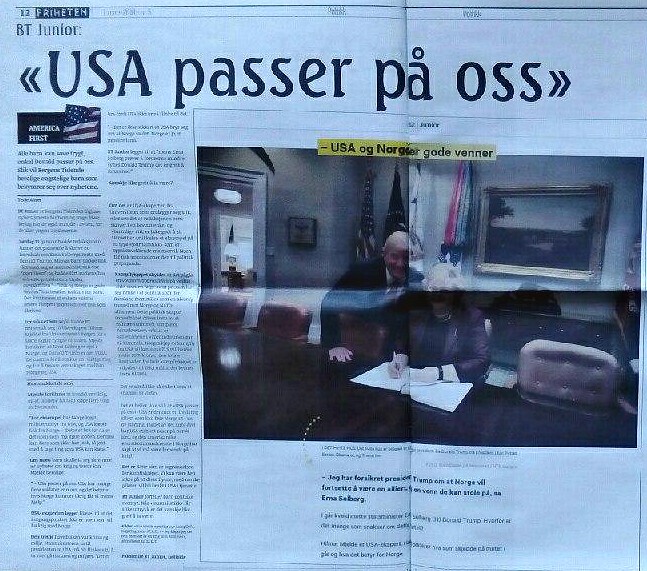 USA passer på oss