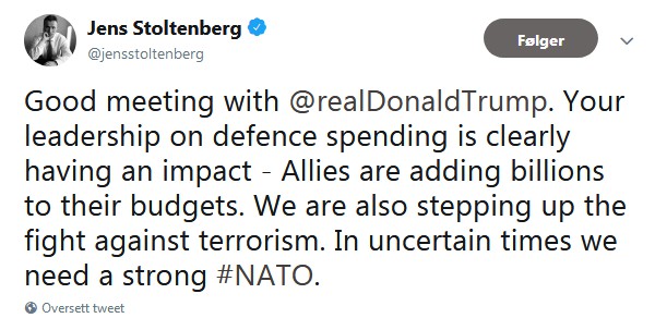 Stoltenberg Twitter 170515