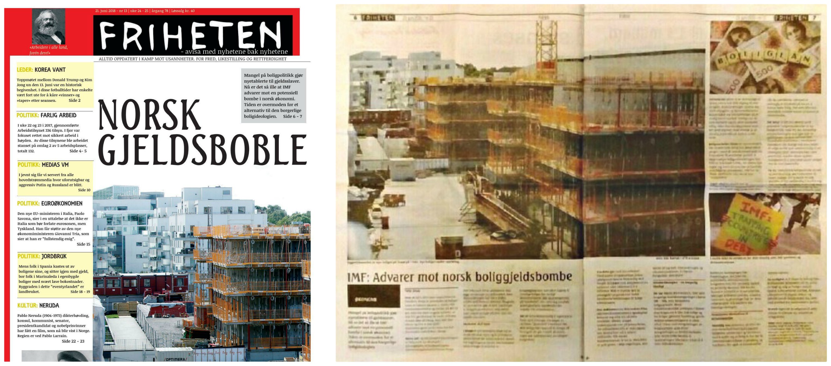 Friheten 13 2018 collage