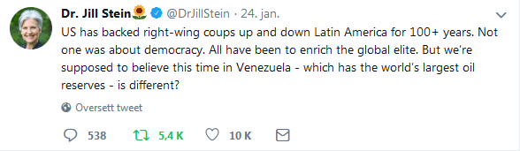 Jill Stein tweet 2