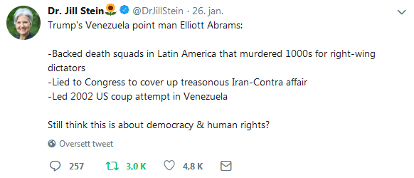 Jill Stein tweet