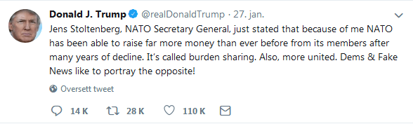 Trump tweet 270119