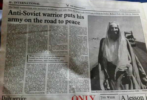 Bin Laden i The Indpendent 1993