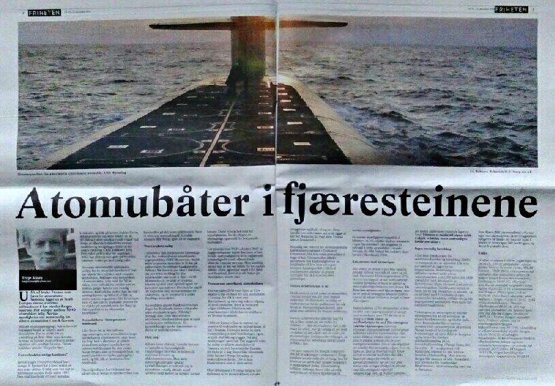 Atomubåter i Friheten 26 2019