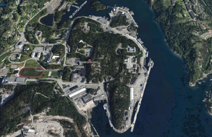 Haakonsvern Google Earth