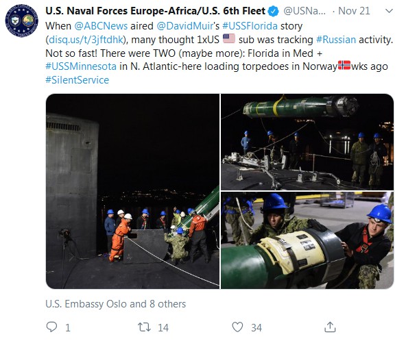 tweet US Naval Forces 221119