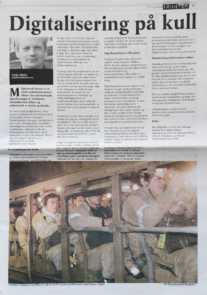 Friheten digitalisering på kull 7 2020