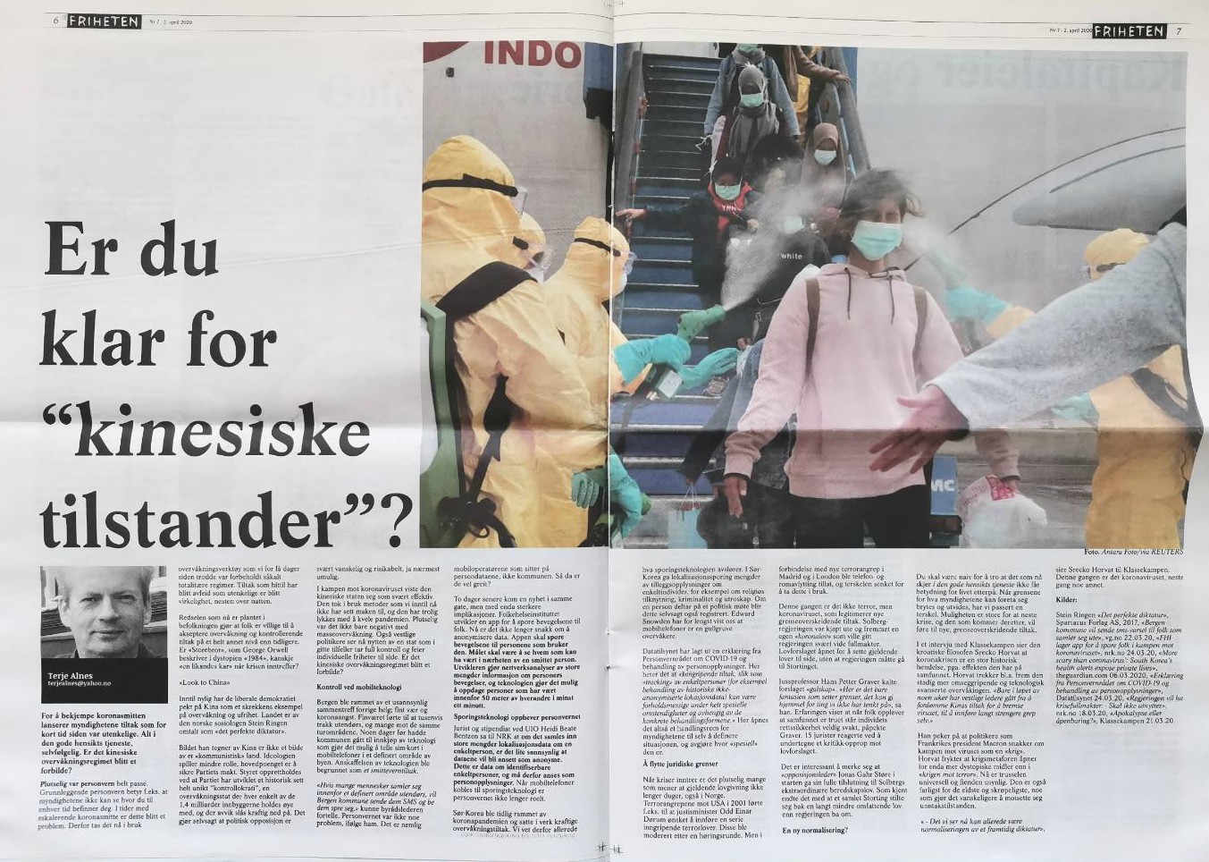 Friheten kinesiske tilstander